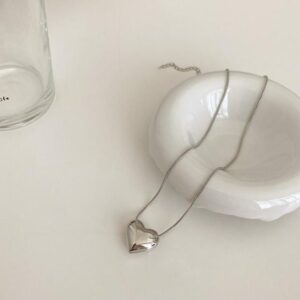 Vintage Heart Pendant Necklace