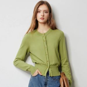 Tassel Edge Slim Fit Cardigan