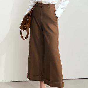 Chic Fall Women's Baggy Ankle-Length Pants – Casual Office Trousers
